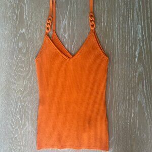 TOP SANDRO ORANGE SIZE SMALL